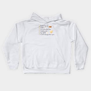 Harry's House Keep Driving Breakfast List Kids Hoodie